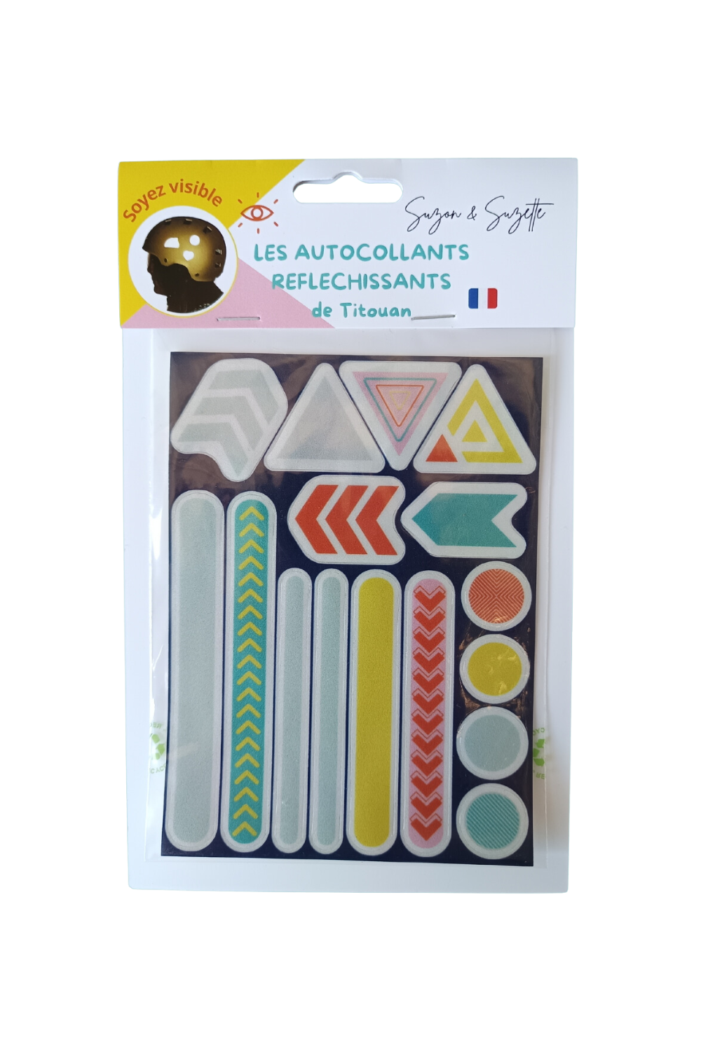 Autocollants réfléchissants géométriques - 1