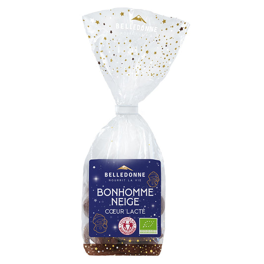 Bonhomme de neige coeur lacté bio - 1